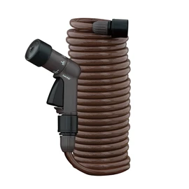 Takagi R007SBR Hose Reel, Spiral G Hose, 25.6 ft (7.5 m), Brown, Stylish