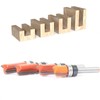 Sinoprotools 4Pcs 1/4 Inch Shank Flush Trim Pattern Router Bit