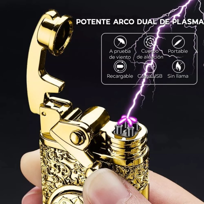 Maíz Encendedor Electrico Recargable Usb Plasma Portatil Multiuso
