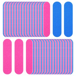 Pack of 100 Nail Files, Natural Nails, Polishing File, Fingernails, Nail File, Nail Fungus Nail File, Professional Nail Files, Double-Sided Nail Files, Professional Care Nail Files for Nail Studio,