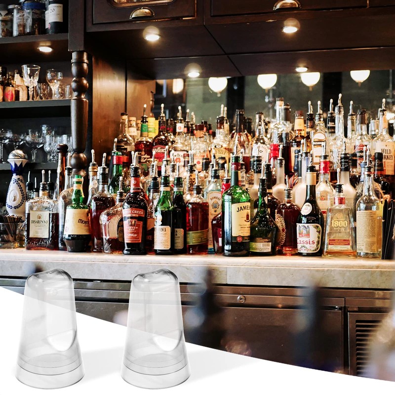 Pour Spout Covers Translucent Liquor Pourer Covers Universal Bottle Pour