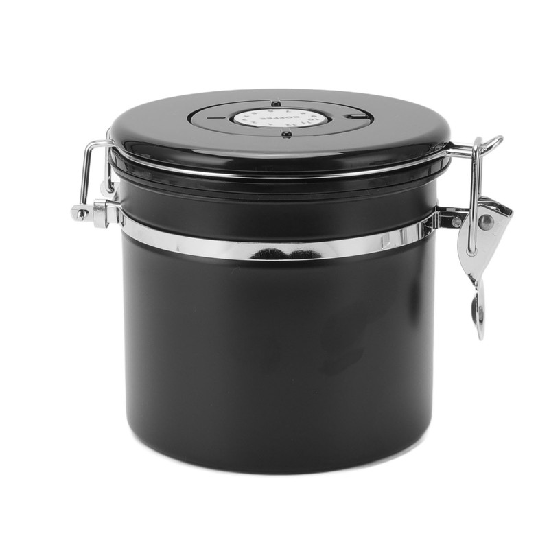 Coffee Bean Storage Stainless Steel Airtight Container Coffee with 30ml