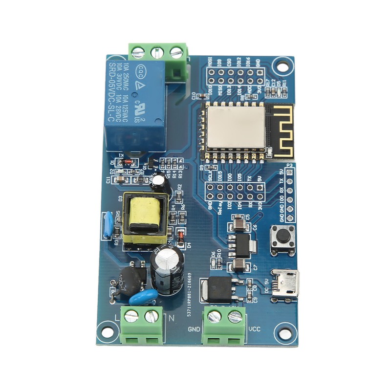 Relay Module 1 Channel WiFi Development Board AC 90‑250V DC