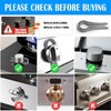HKYLRAT 5Pcs ﻿Gas Stove Knob Locks, Safety and Proofing Proof