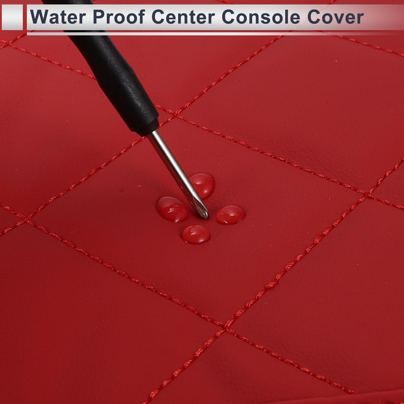 X AUTOHAUX Car Center Console Cover Car Armrest Cover 12.6"x7.87"x1.97"