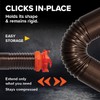 Camco RhinoFLEX 15-Ft Camper/RV Sewer Hose Kit - Features Clear