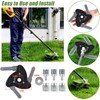 Toussaint 3-Blade Trimmer Head for Gas Powered Weedwacker Universal Weed