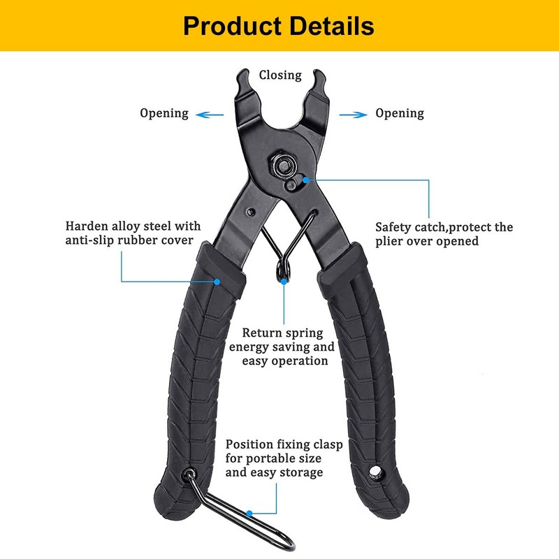 Chain Pliers, Chain Riveter, Chain Riveter Bicycle, Bicycle Chain Tool,