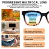 CHOFILORD Progressive Multifocus Reading Glasses for Women Men Blue Light