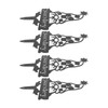 4Pcs Garden Gnome Plant Markers Durable Rustproof Decorative Metal Plant