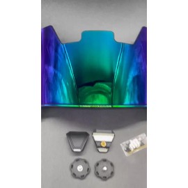 Riddell Dark Blue Chrome mirror Full Size Helmet Visor Replica/Speed/