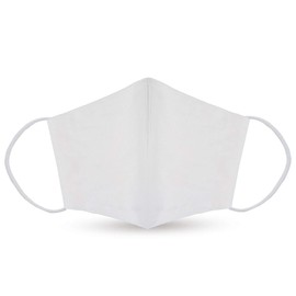 Toray Cool to the Touch, Antibacterial, Antiviral, 3D Cloth Mask, Summer Mask, wht, Free Size