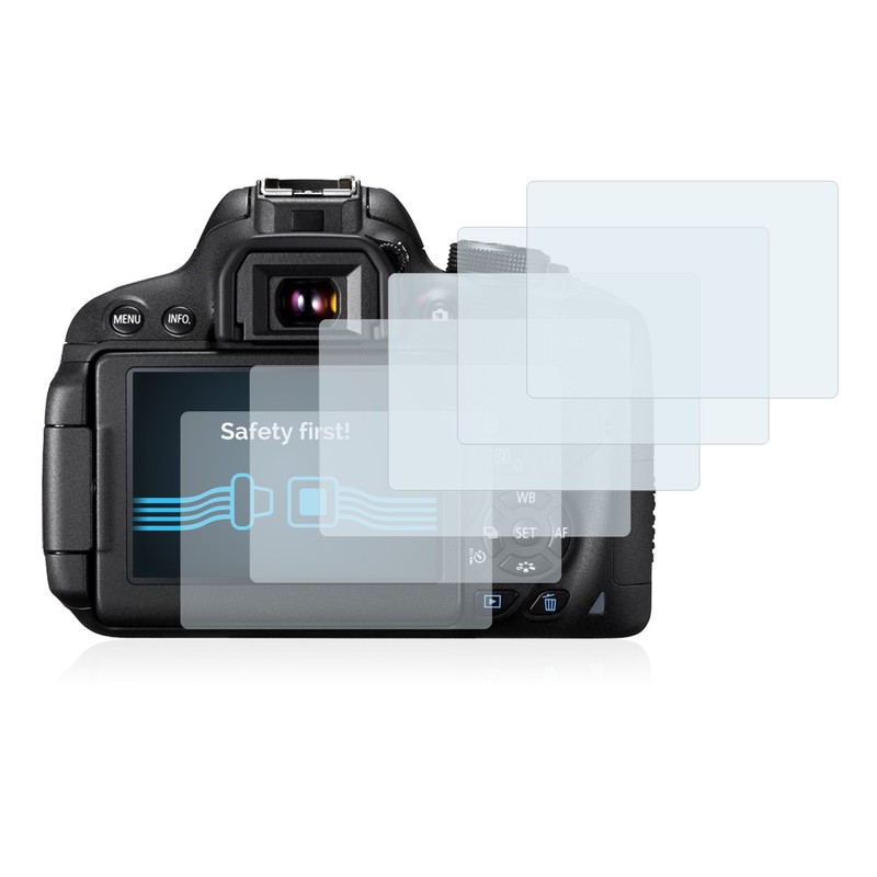 Savvies 6 Pack Screen Protector compatible with Canon EOS 700D