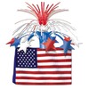 American Flag Centerpiece Party Accessory (1 count) (1/Pkg)
