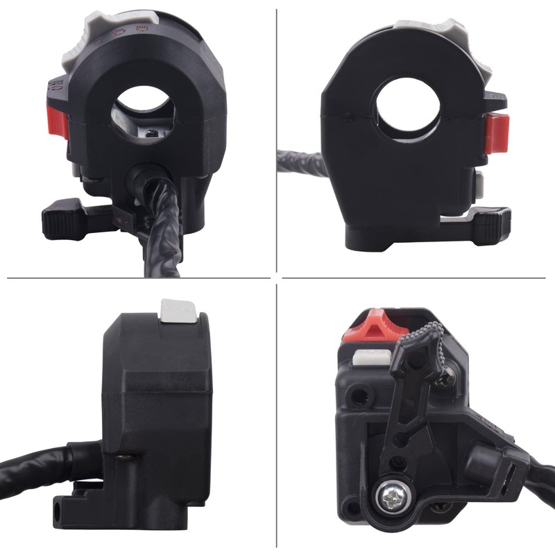 JINGKE Left Handlebar Control Engine Start Run Off Headlight Switch