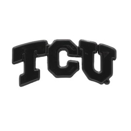 TCU Horned Frogs Black Metal Auto Emblem
