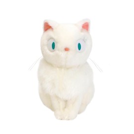 Sun Arrow Studio Ghibli White Cat Lilly Plush Toy M K9354