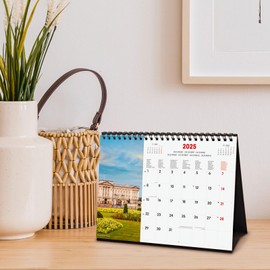 Finocam – International 2025 Desktop Photo Calendar Month View January 2025 – December 2025 (12 months) London International