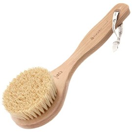 Hydrea London Dry Body Brush â Premium Exfoliating Dry Skin Brush Cactus Bristle, Vegan Dry Brush Cellulite Remover, Exfoliating Body Scrubber for Lymphatic Drainage, FSCÂ® Certified Beechwood