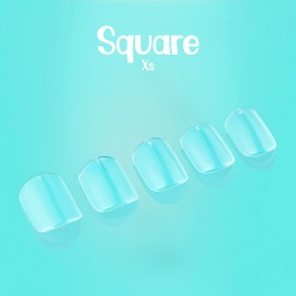 💎Starter Kit Square XS Extra Short Square | Perfect Soft Gel Intro Starter Kit | NABulous Professional Starter Kit | Salon Quality At-Home Gel Kit. Manicure in a Minute Kit (Square XS)