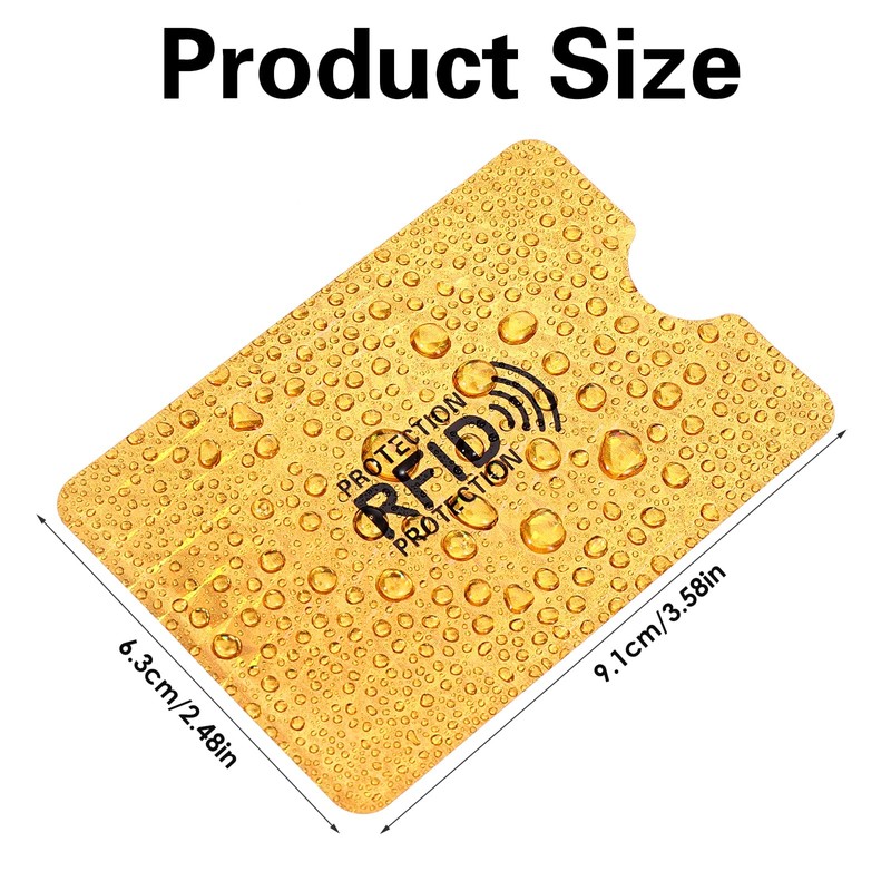 GEEHUA 20pcs RFID Blocking Sleeves, RFID Card Protector Holder Credit