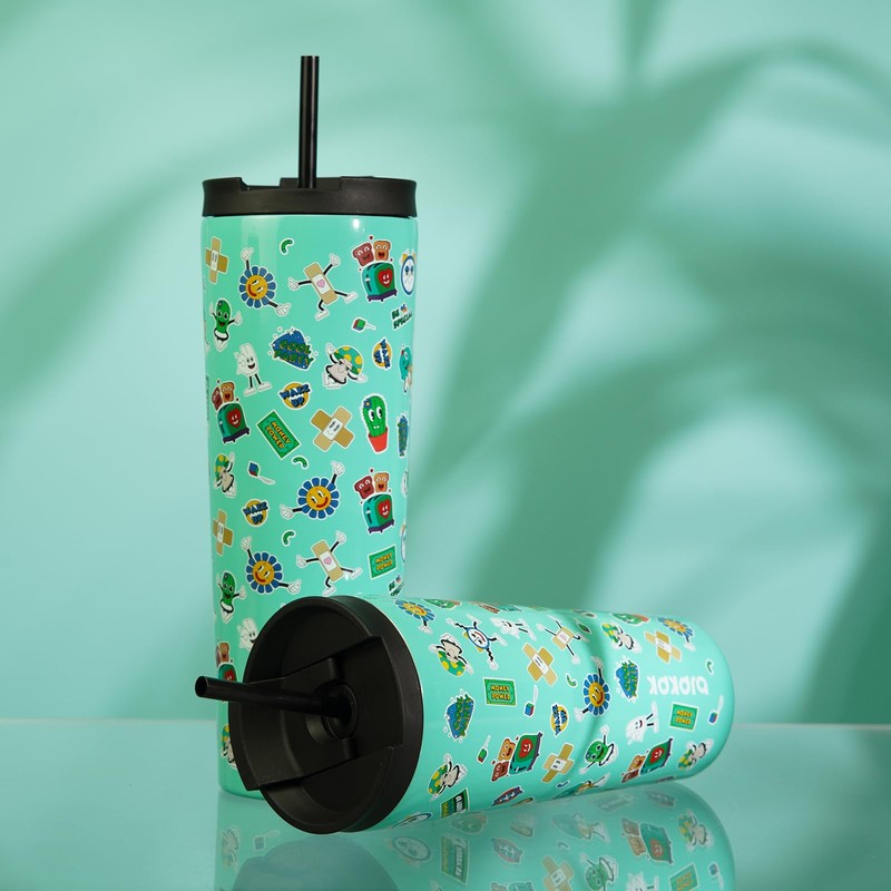 BJPKPK 18-34oz Insulated Stainless Steel Tumbler Cup with Lid and