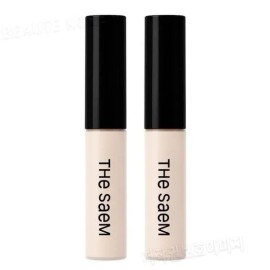 The Saem Cover Perfection Tip Concealer 0.5 Ice Beige 2pcs (42522583) Basic / 더샘 커버 퍼펙션 팁 컨실러 0.5 아이스 베이지 2개 (42522583) 기본