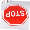 Mobestech 1pc Stop Safety Sign Traffic Sign for Indoor Outdoor
