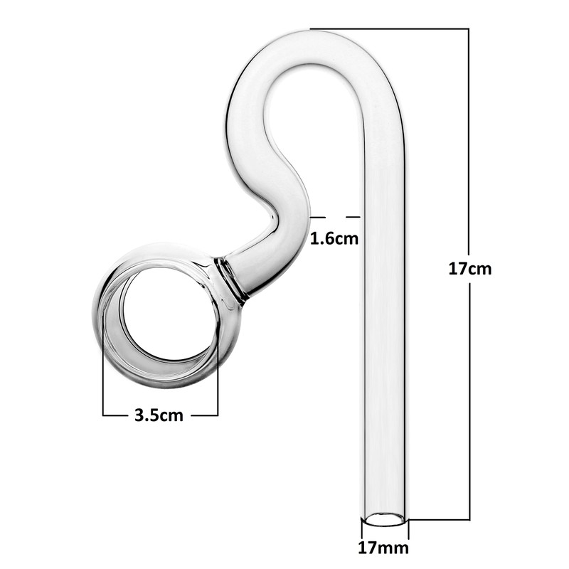 JARDLI Glass Lily Pipe Spin Outflow for Aquatic Plants Tank