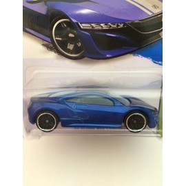 Hot Wheels 2015 HW Workshop '12 Acura NSX Concept 191/250, Metallic Blue