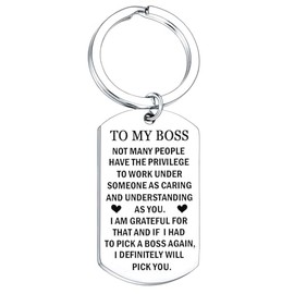 Boss Keychain Gifts for Women Men Boss Leaders Boss Day Gifts Appreciation Gift for Boss Male Birthday Gifts for Boss