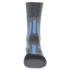 UYN Women's Socks, Mid Grey/Turquoise