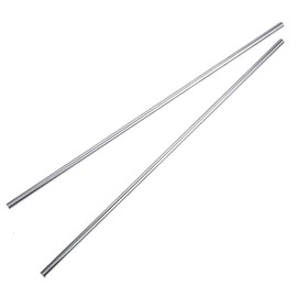 2 x 12 mm x 200 mm Linear Shaft Straight Round Rod 12 mm Diameter Linear Guide Horizontal Precision Shaft Linear Bearing for 3D Printer CNC