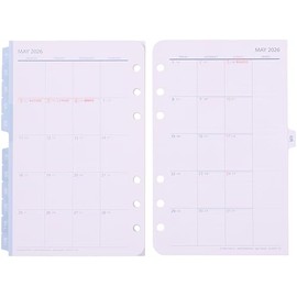 Franklin Planner Original Monthly View Calendar, 12-Month Edition, Starts on January, 2026, Compact Size 86613