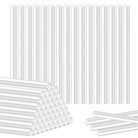 Ainiv 100 Pack Hot Glue Sticks, Mini Glue Sticks for Hot Glue Gun, 0.27" Diameter x 4" Long, Large Hot Glue Gun Sticks for All Purpose, Quick Bonding for Art DIY Craft, Clear