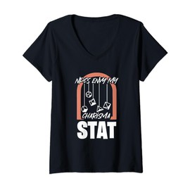 my charisma stats Role play Role player Roleplayer V-Neck T-Shirt