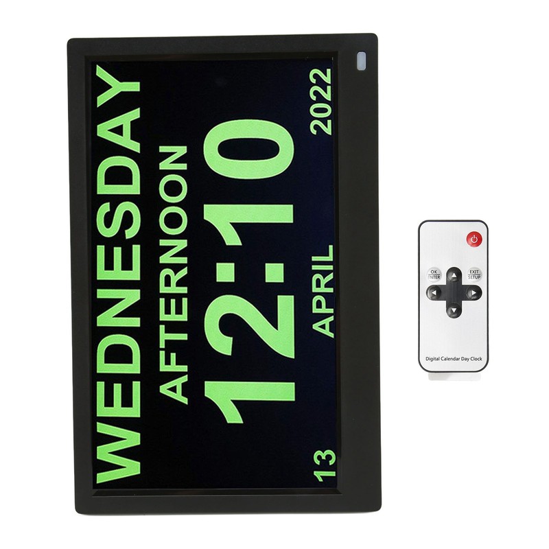 11.6 Inch Digital Calendar Alarm Day Clock 12 24 HR