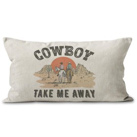 Western Throw Pillows,Cowboy Pillows,Western Pillow Covers,Western Pillow Covers,12 x 20 Inch Cowgirl Throw Pillows,Western Pillow,Western Throw Pillows for Bed (12x20)