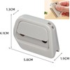 Mini Ceramic Box Cutter - Auto-Retractable 7mm Blade, Magnetic Package