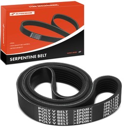 A-Premium Engine Serpentine Drive Belt Compatible with Isuzu FTR 2018-2021, NPR-HD NQR 2011-2022, NPR-XD 2015-2022, NRR 2012-2022, L4 5.2L, Diesel, Location - Fan