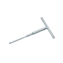 TOP TSW-100 T-Shaped Spin Wrench, Hexagonal Bar, Opposite Side 0.4 inches (10.0 mm), Total Length 12.2 inches (310 mm), Swivel Sleeve Included, T-Shaped Hex Wrench, Made in Japan