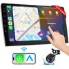 Wireless Double Din Car Stereo with Apple CarPlay/Android Auto,Carplay Screen