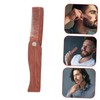 Baluue 3pcs Portable Beard Comb Wooden Folding Hair Comb for
