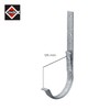 INEFA Gutter Iron, Gutter Holder, Semicircular NW125 / 125 mm