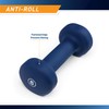 Marcy Neoprene Dumbbell, Single Piece, 5-lb, Indigo Blue
