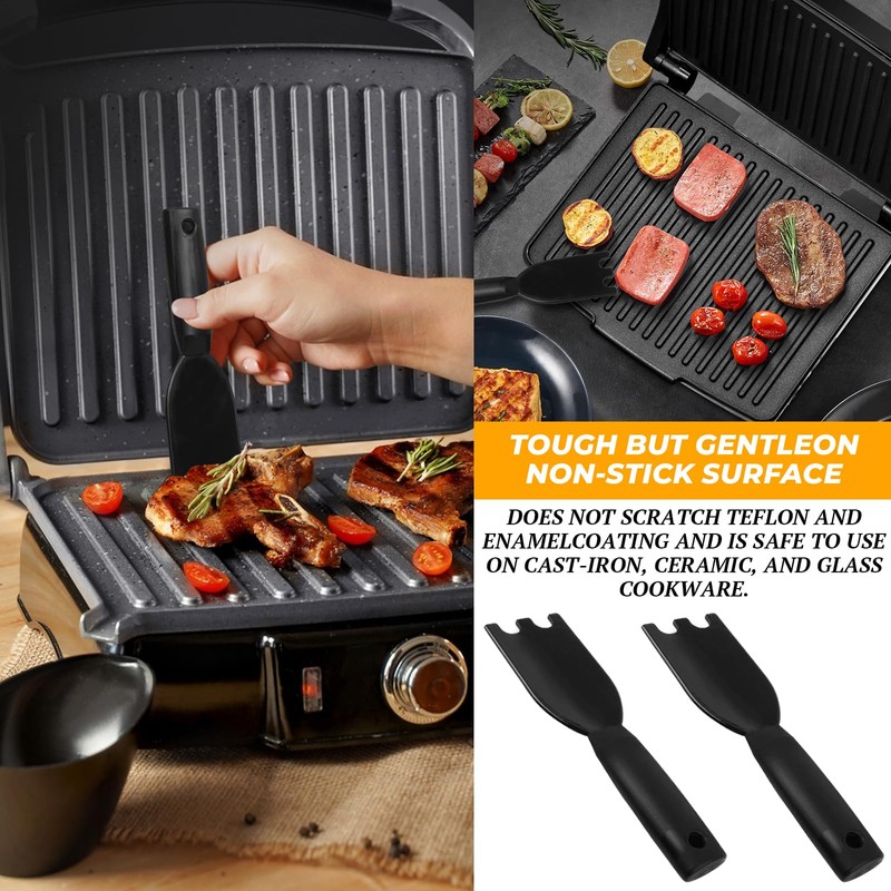 KIPTVO 2PCS Universal Grill Scraper, Indoor Grills and Most Other