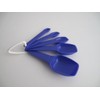 TUPPERWARE E68 Measuring Spoons (5) purple blue