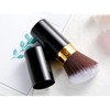 Cepillo de base retráctil, cepillo de maquillaje profesional Kabuki, el