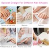 CGBE Professional Nail Files, 12Pcs 150/150 Grit Files Set Double-Sided