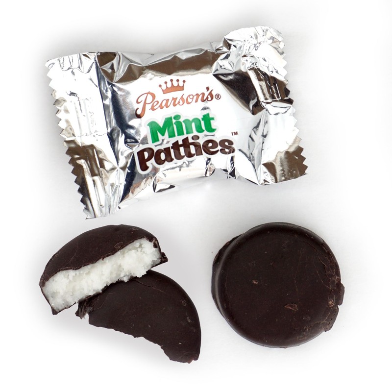 Pearson's Mint Patties, 4 Pound Bulk Bag (Approx 110 Pieces),